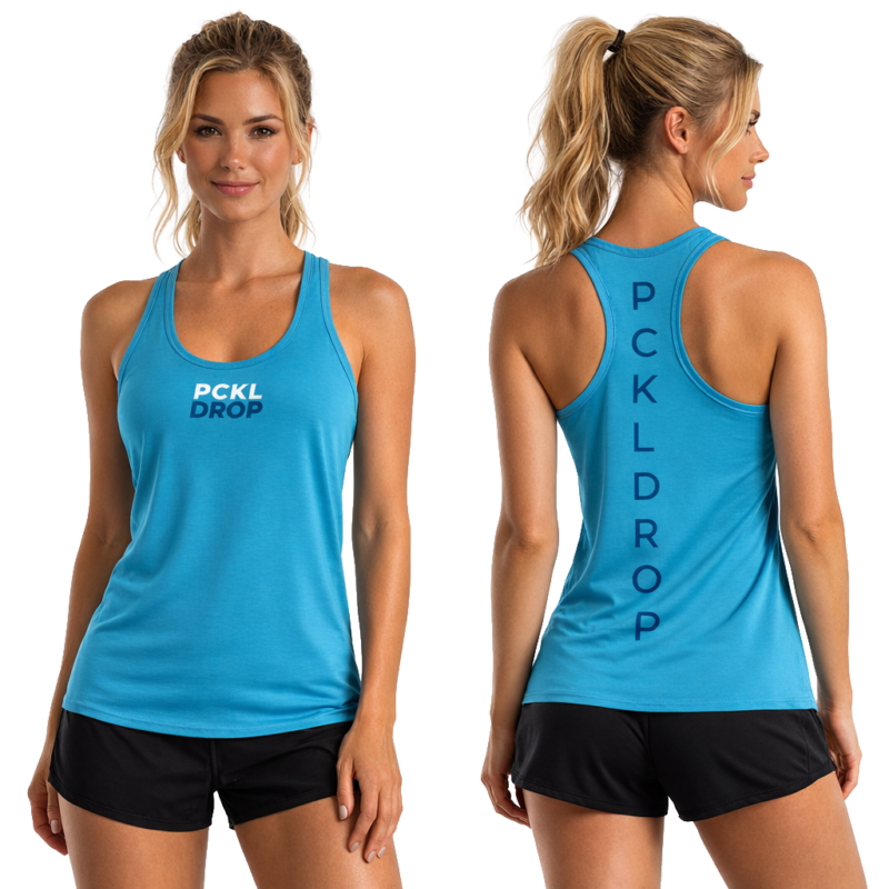 Women's Racerback Performance Tank - TURQUOISE